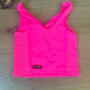 Five Dancewear Hot Pink Tank YXL
